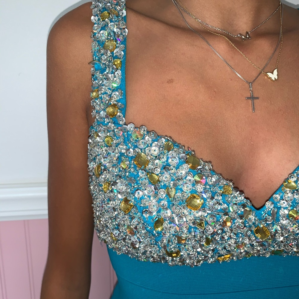 Sherri Hill beaded dress